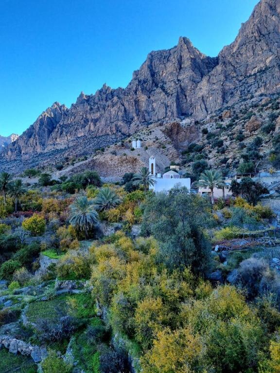 Mountain village and gardens near Hadash Guest House